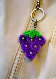 Cute Handmade Flower Keychain