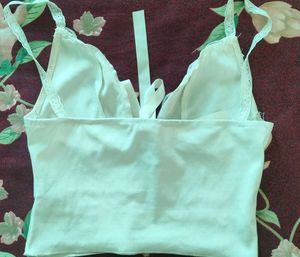 White Lace Sleeveless Top
