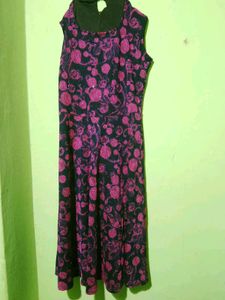 Elegant Floral Print Dress