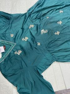 Elegant Green Embroidered Kurta Set with Dupatta