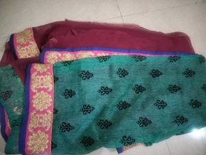 Elegant Ethnic Saree with Embellished Border 8oo