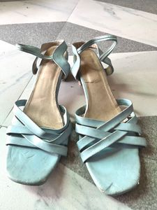 Light Blue Strappy Sandals