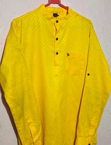 Totally New Shining Yellow Kurta Shirt