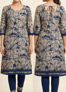blue kurtha set.