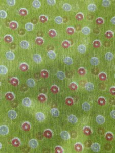 2 meter Green Printed Dress Material georgette