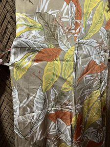 Tropical Print Wide-Leg Jumpsuit