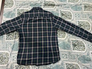 Roadster Green Plaid Long Sleeve Shirt