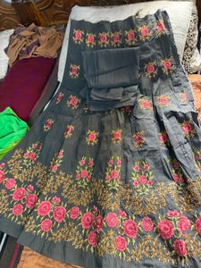 unstitched lehangas