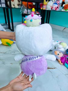 Hello Kitty Plush Toy with Cake Hat