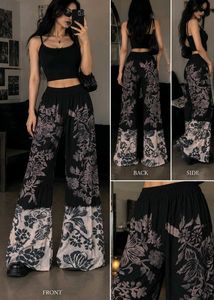 Boho Floral Print Palazzos