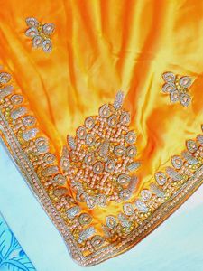 Mustard Festival Saree