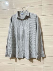 Striped Long Sleeve Button-Down Shirt