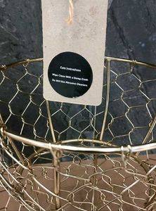 2-Tier Wire Basket Stand