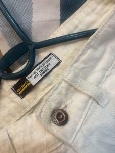 Off Duty India White Cargo Jeans – Brand New, Size