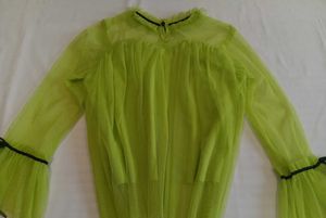 Lime Green Tulle Mesh Top