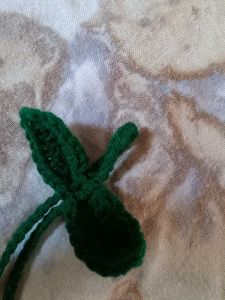 Handmade Crochet Lavender Hair Clip