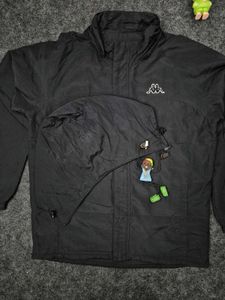 Kappa Black Hooded Jacket