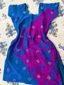 Vibrant Bandhani Kurta