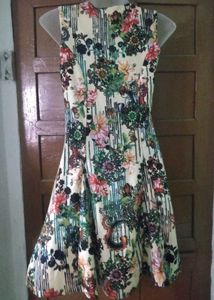 Vibrant Floral Print Sleeveless dress 👗