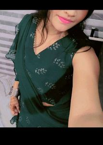 Elegant Green Sharara Set with Dupatta New used on