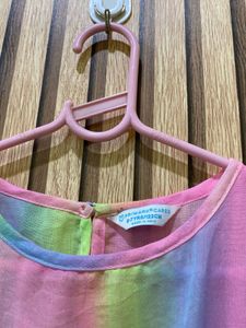 Rainbow Tie-Dye Kaftan Top l 23