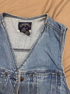 Vintage Denim Vest - Classic Style