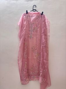 Elegant Mustard Kurta Set with Dupatta
