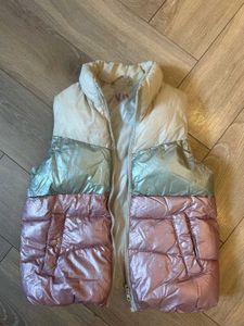 Zara Colorblock Puffer Vest
