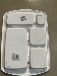 Kids' Divided Animal Print Plate 6 compartments
