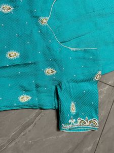 Turquoise Ethnic suit