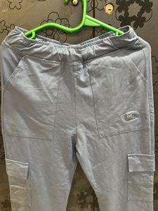 Blue Cargo Pants