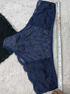 Lace Trimmed💙big size Panty Set