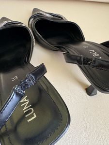 Heels with Rhinestone Detail