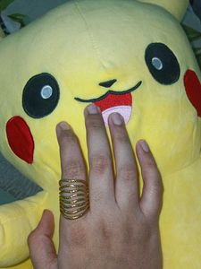 Anti tarnish Gold Tone Stackable Ring