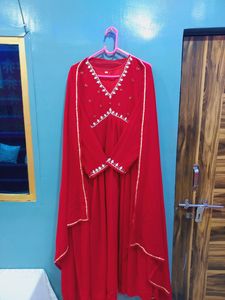 Pakistani Hank Work Zari Alia Cut Kurta With Pant