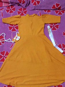 Cute Girl's Dress with Bag