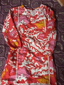 Vibrant Printed Kurta and Palazzo Set