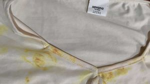 Cute Yellow Floral Long Sleeve Top
