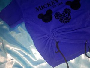 Blue Crop Top
