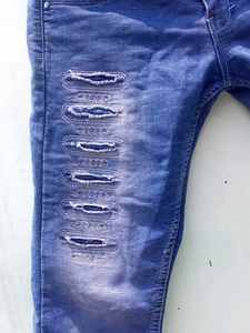 Cotten Blend Half Jeans 👖