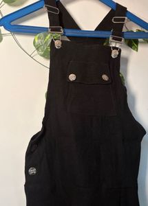 Black Pinafore skirt Dungarees Dress