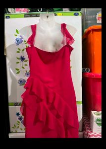 Ruffle Cutout Dress