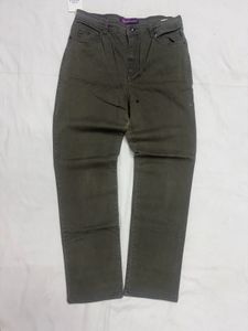 Classic Olive Green Jeans