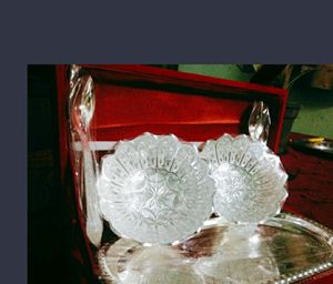 "✨ Elite Home Decor Festive Brass Bowl & Spoons Set - Add Elegance to Your Celebrations 🍽️🎉"