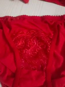 Elegant Red Lingerie Set