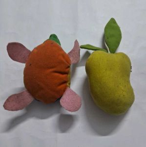 Cute Plush Turtle and Mango