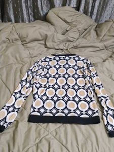 Patterned Zip-Up Jacket