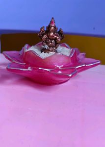 Ganesha Idol in Lotus Diya
