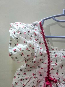 Cute Floral Print Top