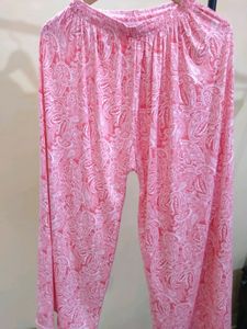 Brand New Pink Kurti Tshirt + Plazo